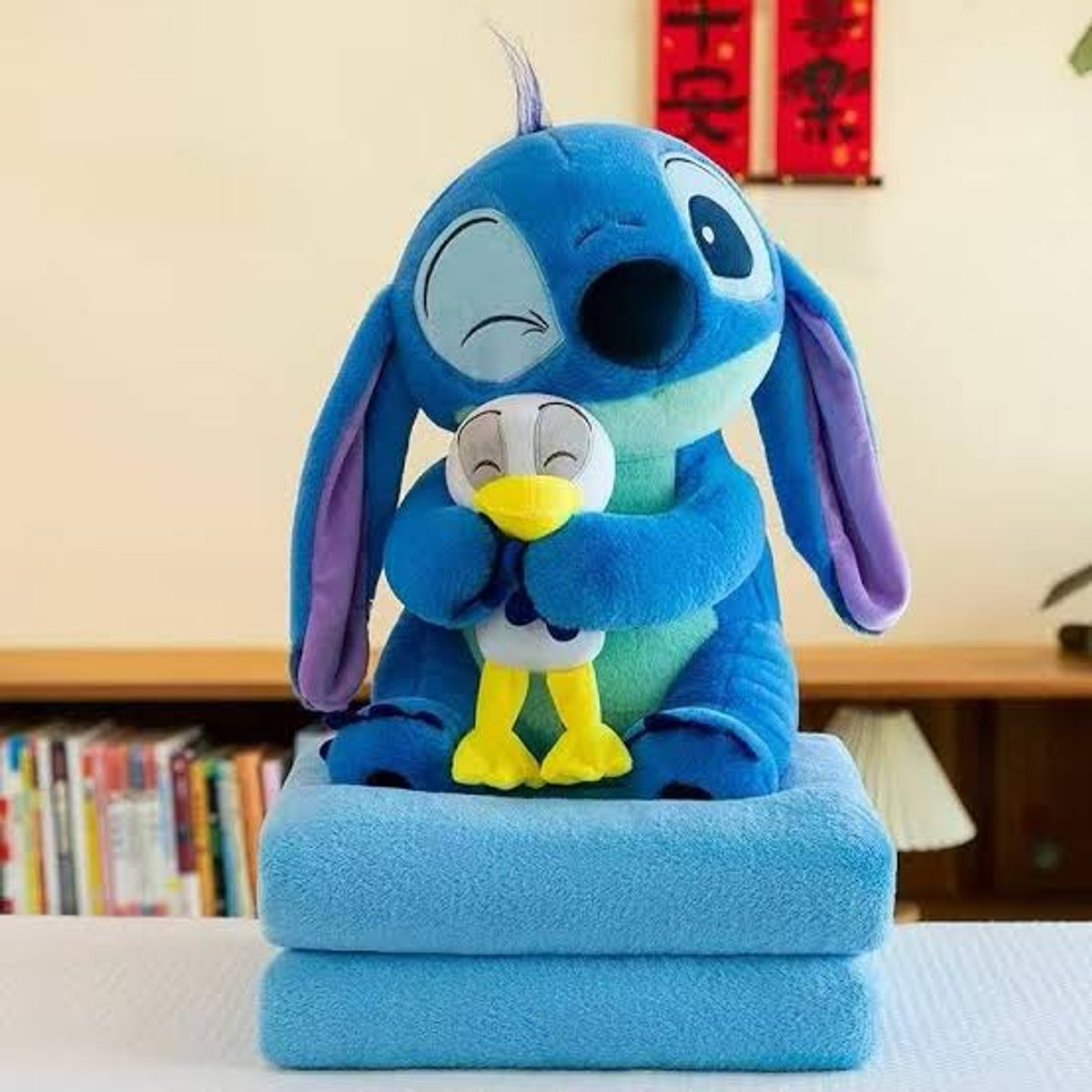 Peluche Manta Stitch (2 en 1) 💙👽