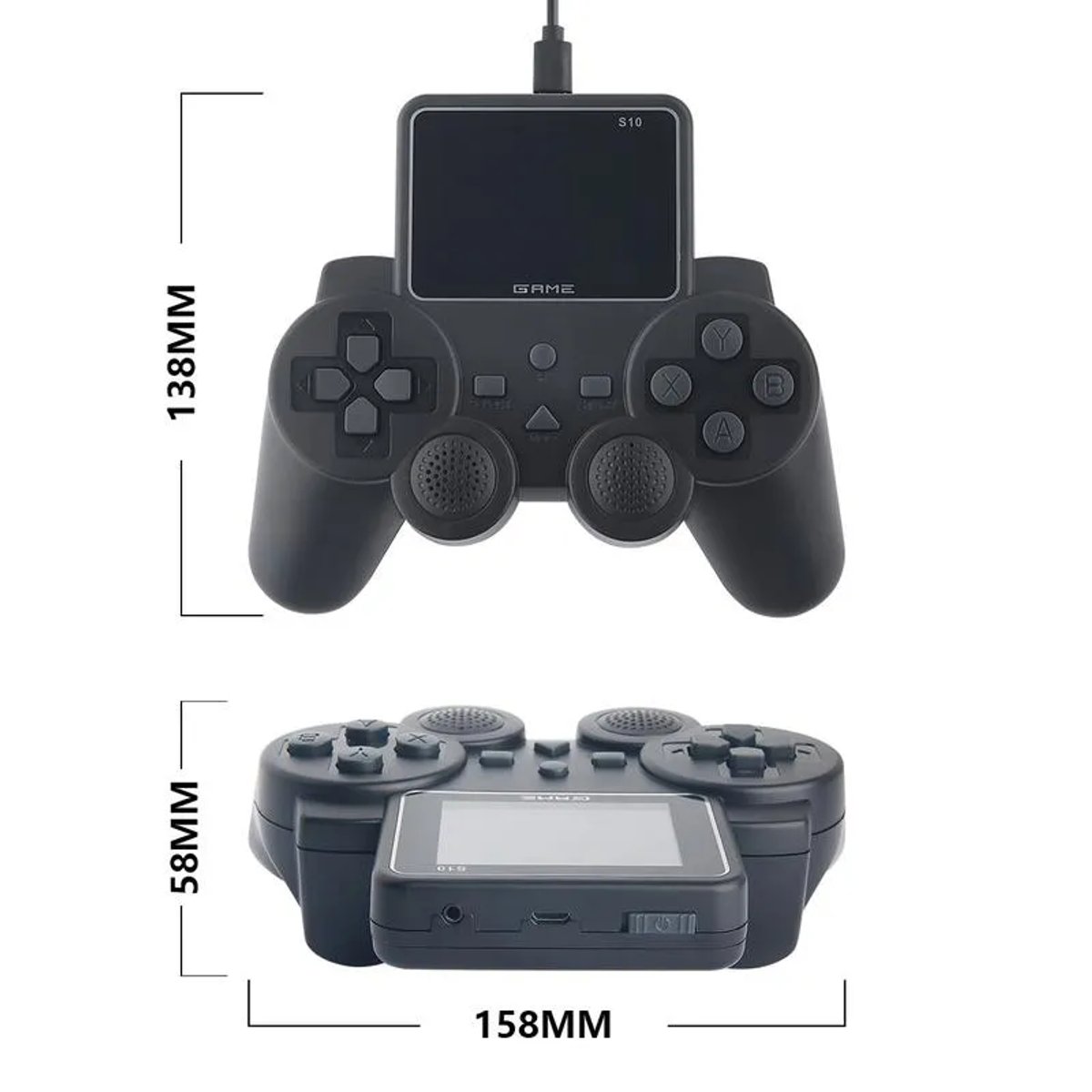 Consola Gamer Portátil S10 Dual Game Player HD 1020mAh Recargable - 6
