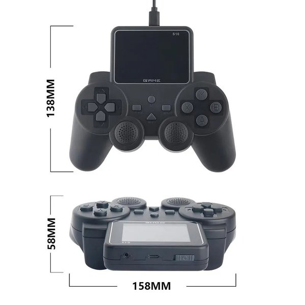 Consola Gamer Portátil S10 Dual Game Player HD 1020mAh Recargable