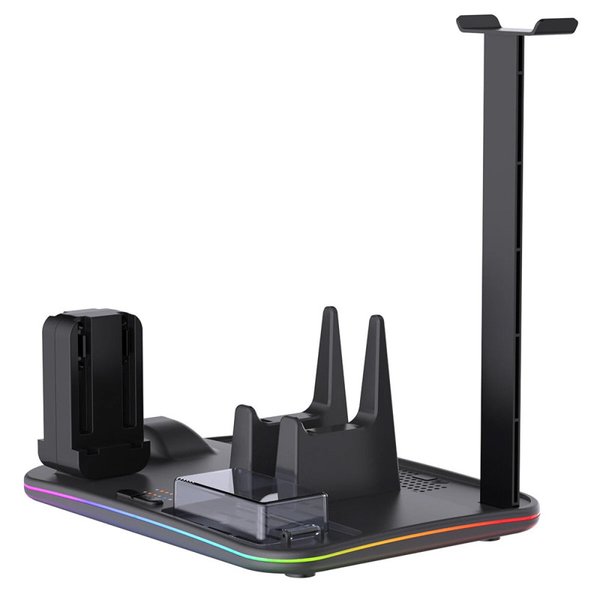 Base Cargador Ventilador Ipega Switch Pg-sw2065 12en1 RGB Soporte