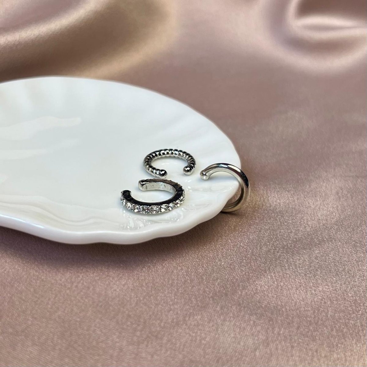 Set de 3 argollas minimalista - 5