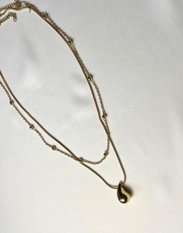 Set de 2 collares Gota