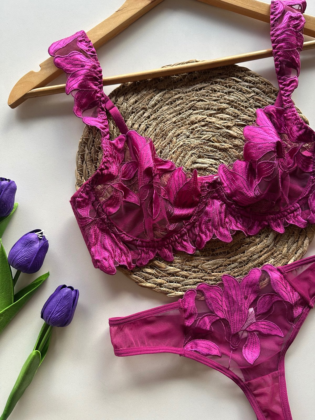 Conjunto Annie uva  - 2