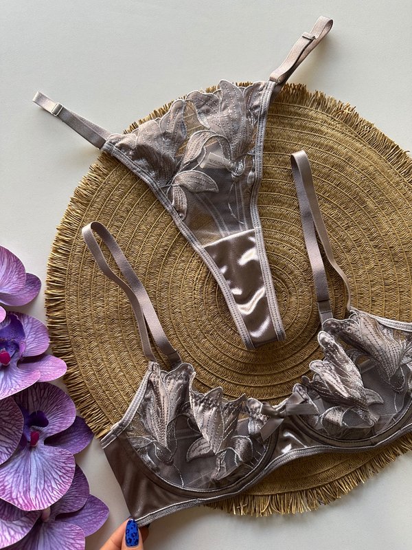 Conjunto Annie gris 