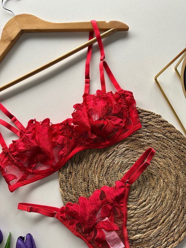 Conjunto Annie rojo 