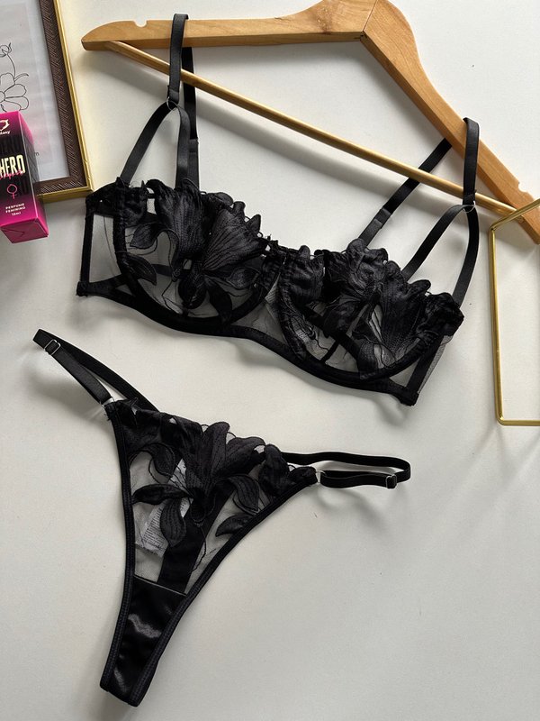 Conjunto Annie negro 