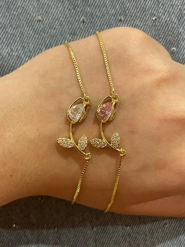 pulsera ajustable tulipan