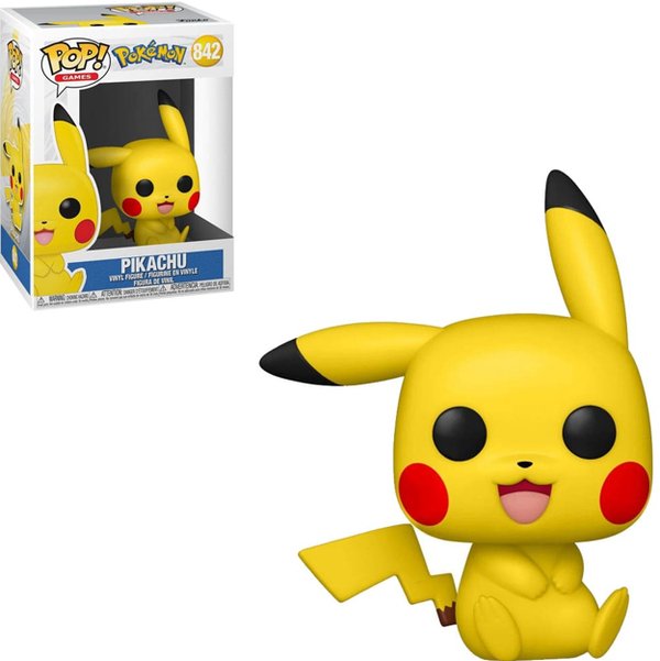 Figura Funko Pop! Games Pokémon - Pikachu #842 (100% Original)