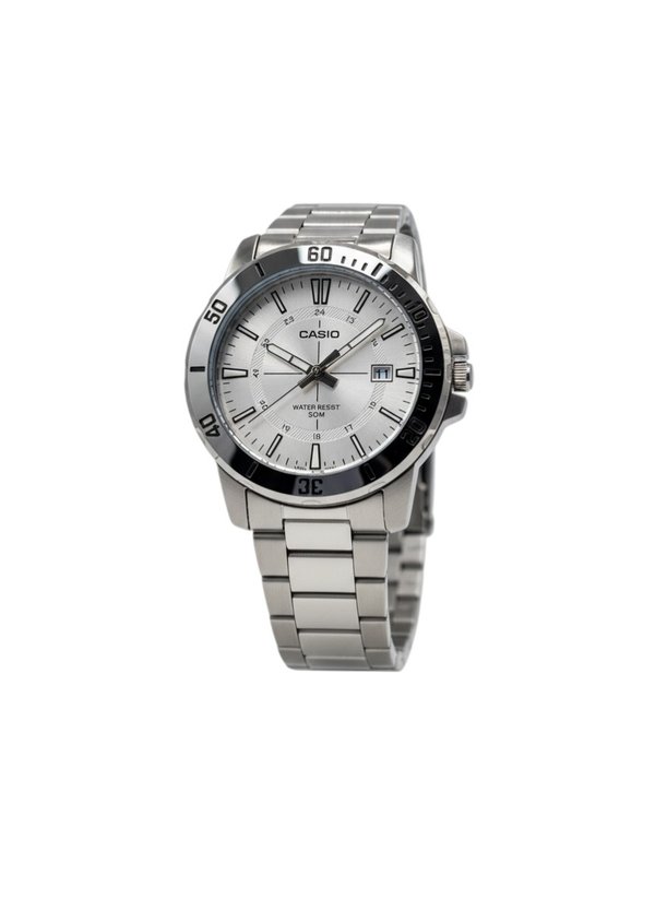 RELOJ CASIO - MALLA DE METAL - PLATEADO