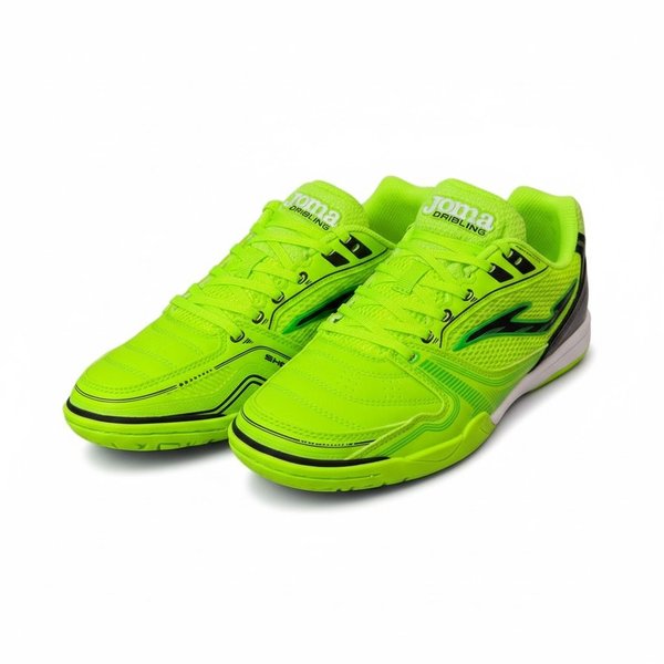 Calzado Joma Dribling 2611 Fluor Green Indoor - Futsal