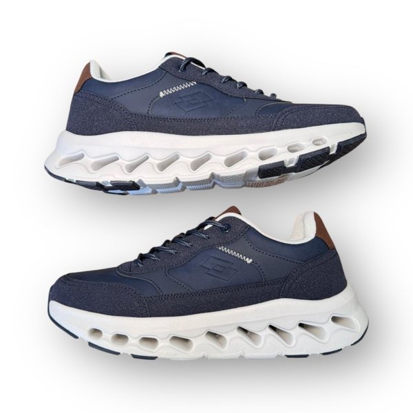 Calzado Lotto Trainer II - Cuerina azul 