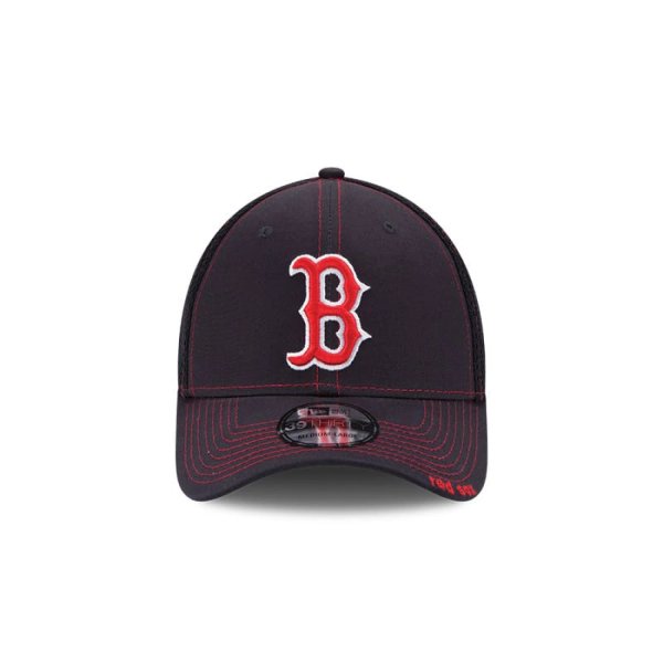 GORRA NEW ERA 10059477 - 39 THIRTY SMALL-MEDIUM BOSTON RED SOX- NEGRO