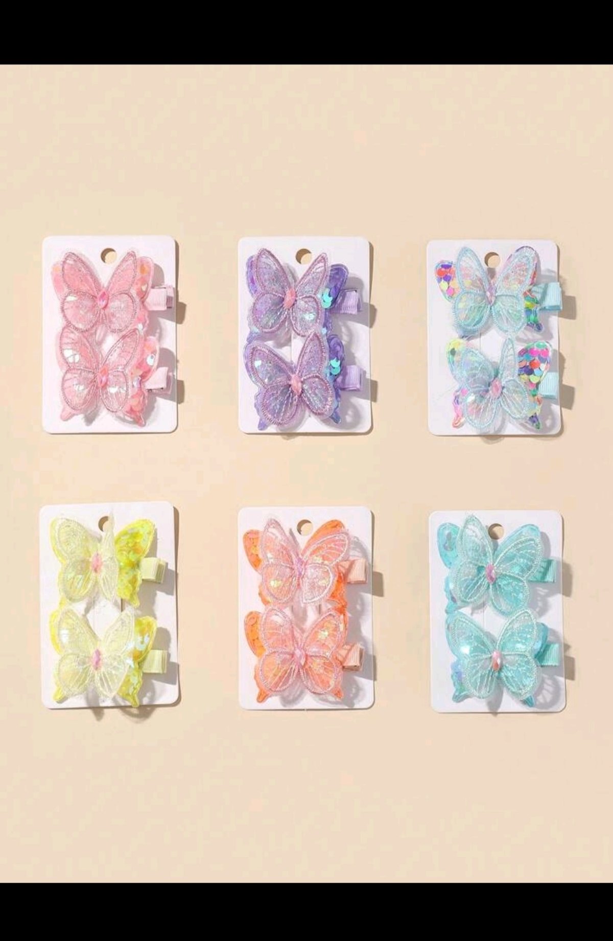 Hebillas con diseños de mariposas y más ✨