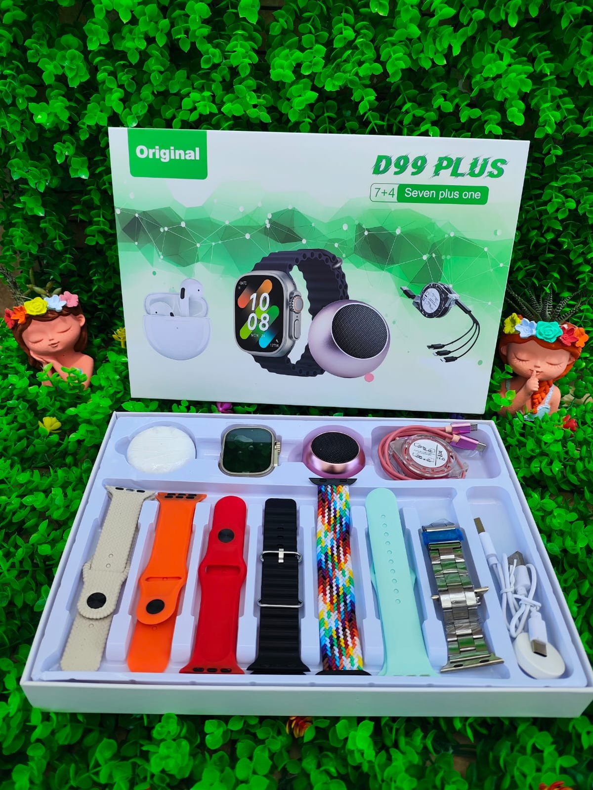 Reloj Smartwatch con Siete (7) mallas