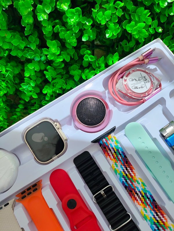 Reloj Smartwatch con Siete (7) mallas