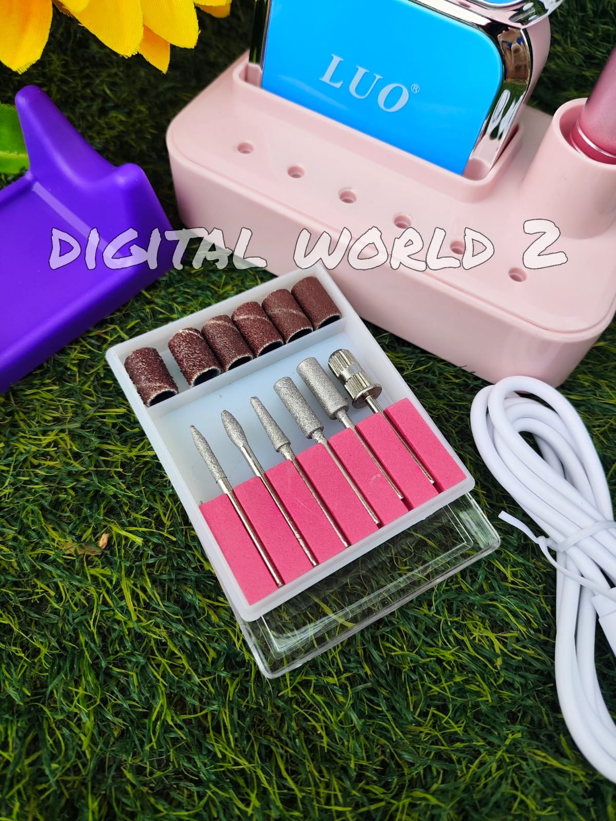 Potente Torno Eléctrico Portátil para Uñas de 45.000 RPM ✨  💅  - 3