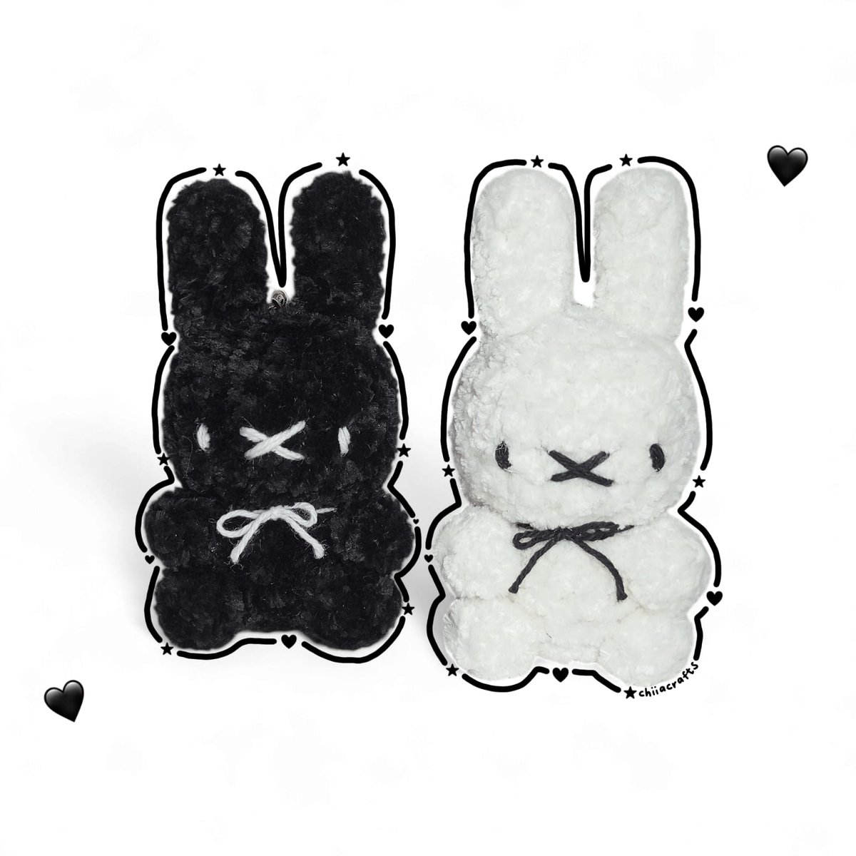 Miffy plushie 🖤 (black)