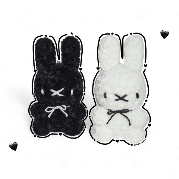 Miffy plushie 🖤 (black)