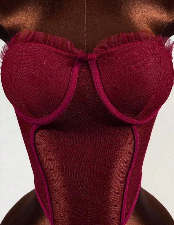 Body casual de tul 