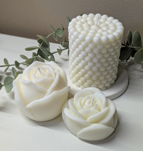 Cilindro de abeja + rosas