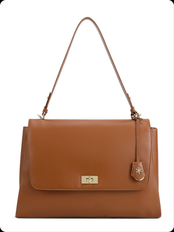 🍑😍BOLSO PORTA NOTEBOOK FIORE TAN🧡