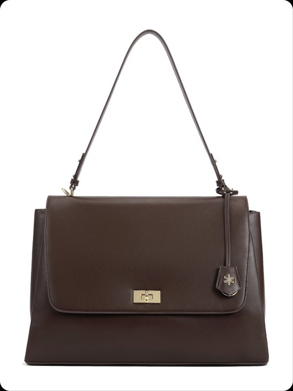 🍒🌹BOLSO PORTA NOTEBOOK FIORE BROWN🍫♥️