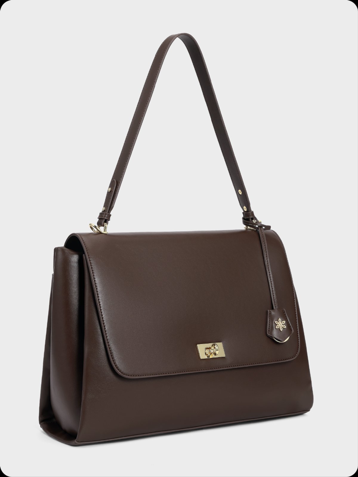 🍒🌹BOLSO PORTA NOTEBOOK FIORE BROWN🍫♥️ - 2