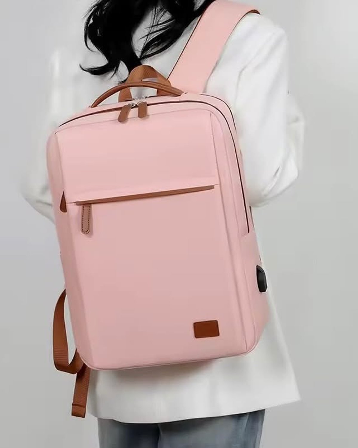 😍🌸Nueva mochila viajera ✨ Súper práctica y además impermeable 🫧