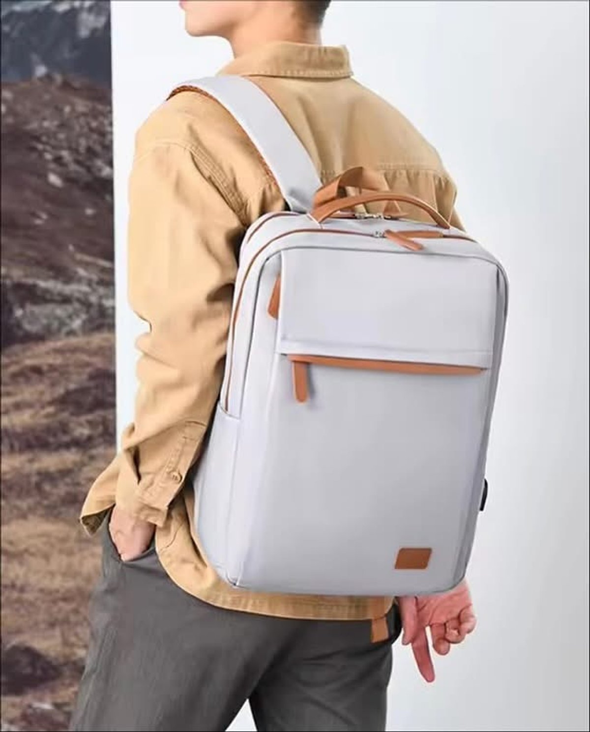 😍🌸Nueva mochila viajera ✨ Súper práctica y además impermeable 🫧 - 3