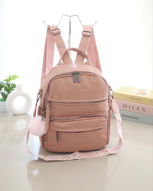 🎀✨Hermosa mochila con asa extra 😍˚⋆𖧷₊˚