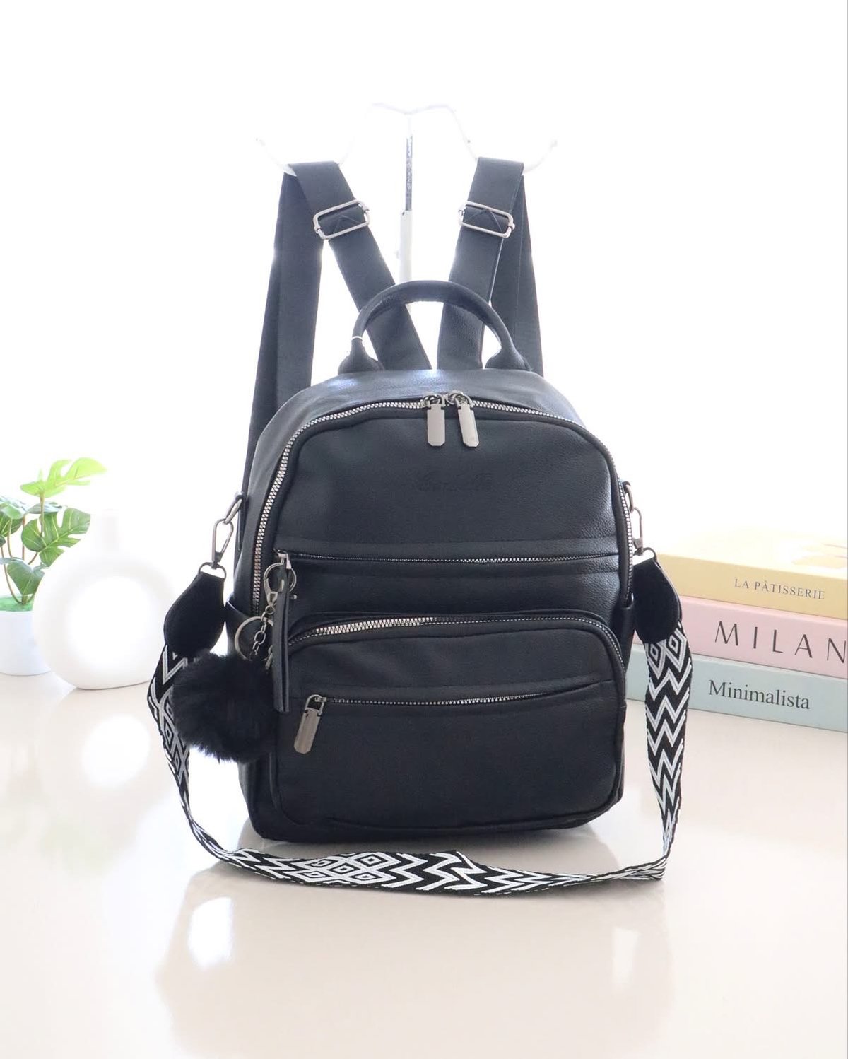 🎀✨Hermosa mochila con asa extra 😍˚⋆𖧷₊˚ - 3