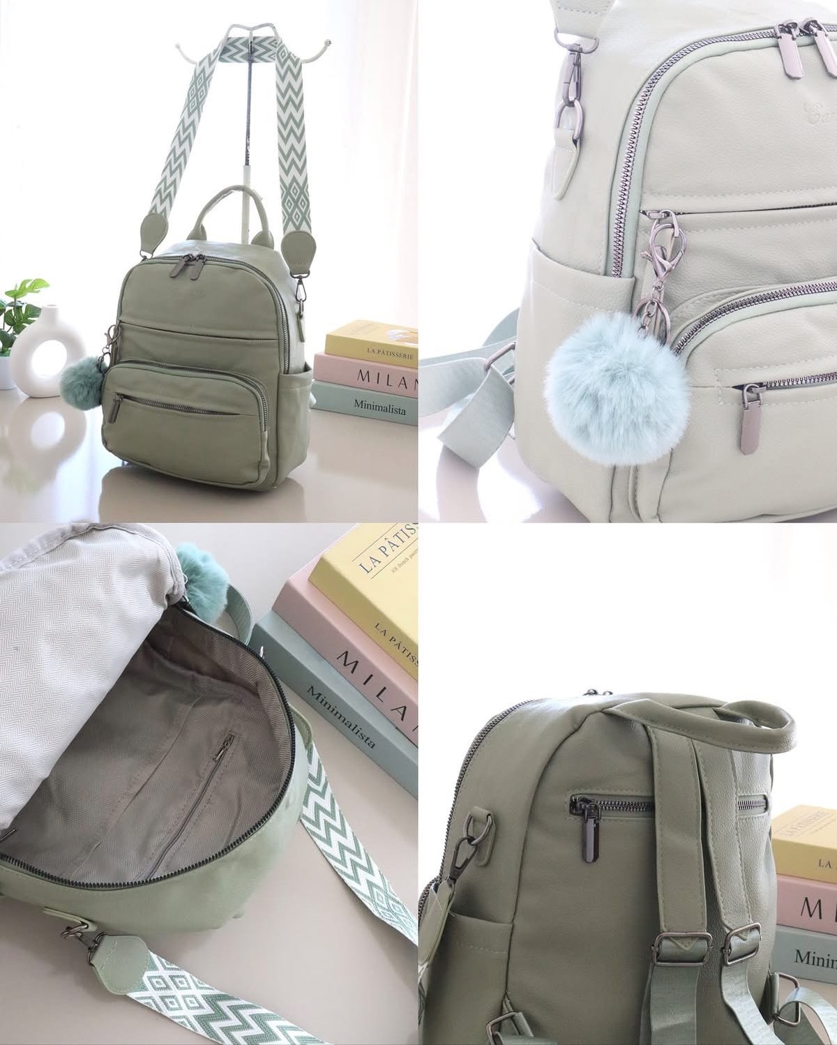 🎀✨Hermosa mochila con asa extra 😍˚⋆𖧷₊˚ - 6