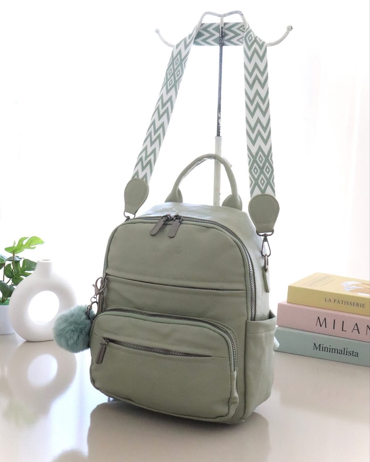 🎀✨Hermosa mochila con asa extra 😍˚⋆𖧷₊˚ - 7