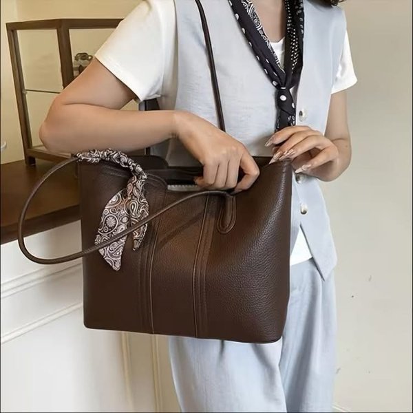 ⭐Bolso tote de mujer de cuero sintético de primera linea 💜