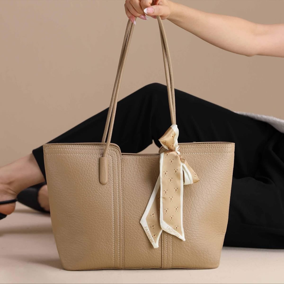 ⭐Bolso tote de mujer de cuero sintético de primera linea 💜 - 7