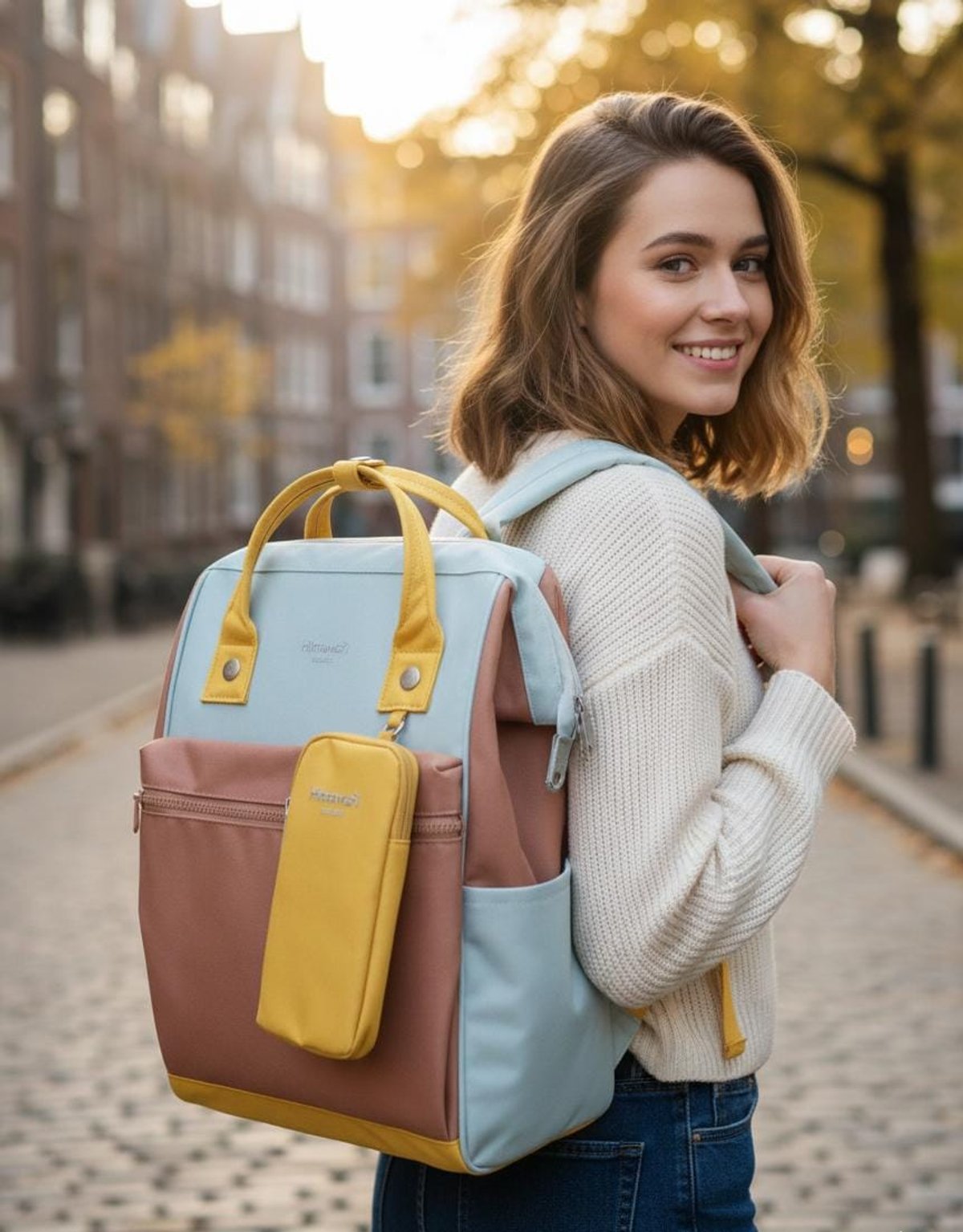 🤩NOVEDADES✨MOCHILA HIMAWARI ORIGINAL 😍 MODELO YURI💛 - 5