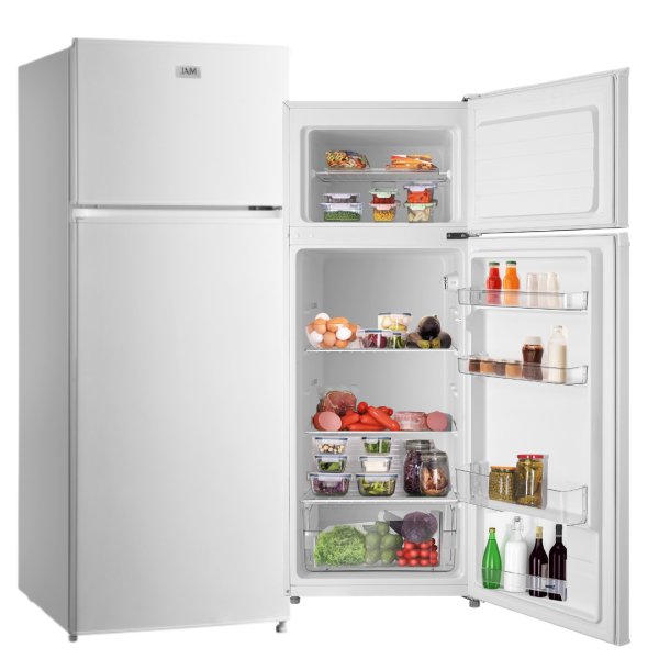 HELADERA JAM BLANCA 300LTS 2P FRIO/HÚMEDO 