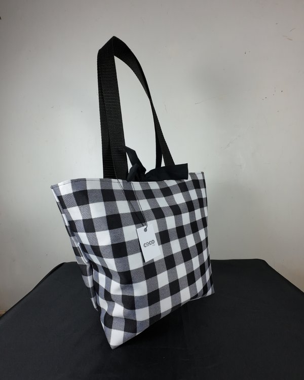 TOTE BAG – NEGRO VICHY