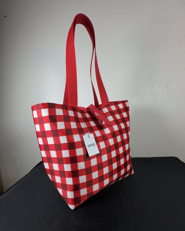 TOTE BAG – ROJO VICHY