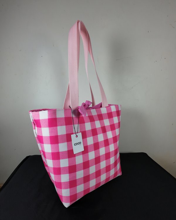 TOTE BAG – ROSA VICHY