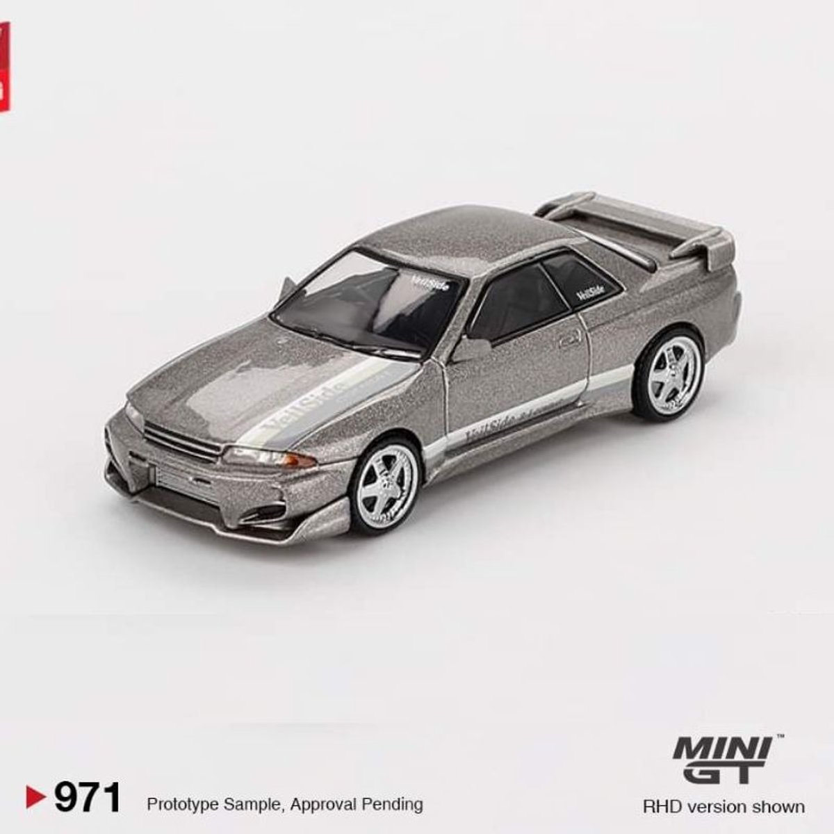 Mini GT Nissan GT-R (R32) Veilside Combat Grey #971 1/64