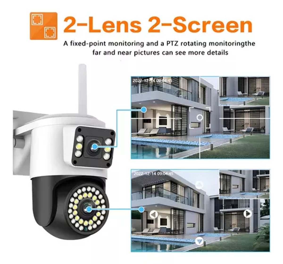 Camara Yoosee Wifi 2en1 Vision Nocturna - 2