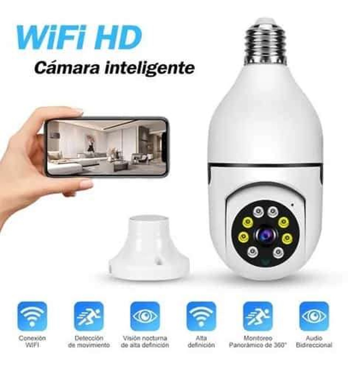 Foco Camara 360 Vision Nocturna