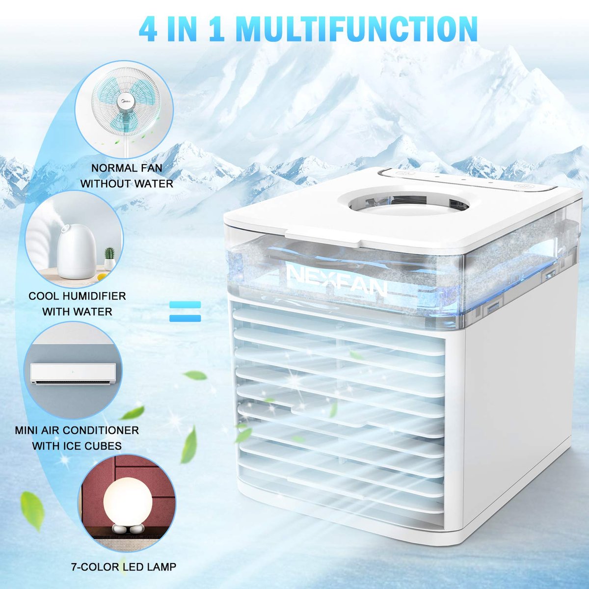 Ultra Aire Cooler Con Luces Led - 2