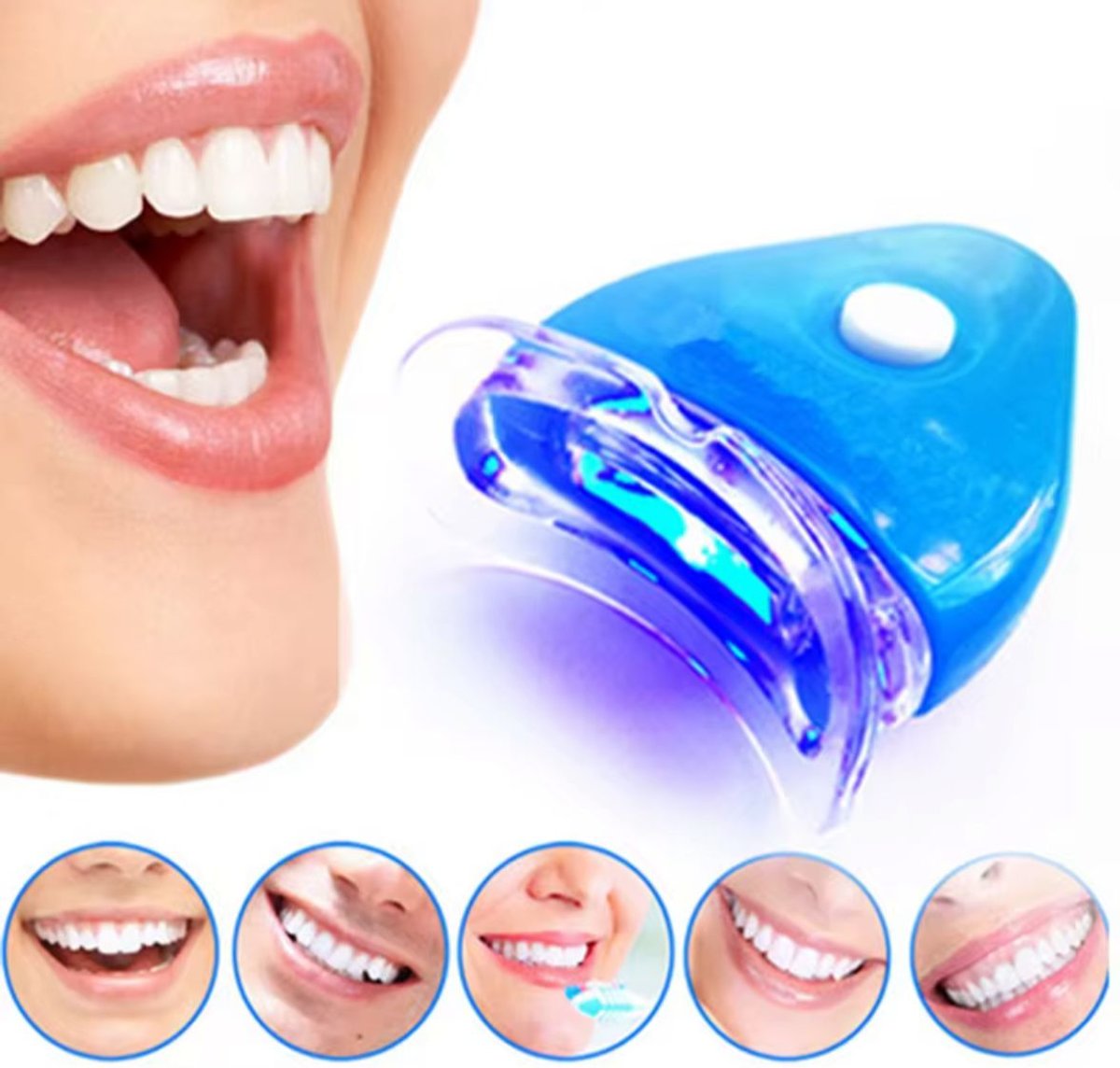 Gel De Diente Blanqueador Con Luz Led - 3