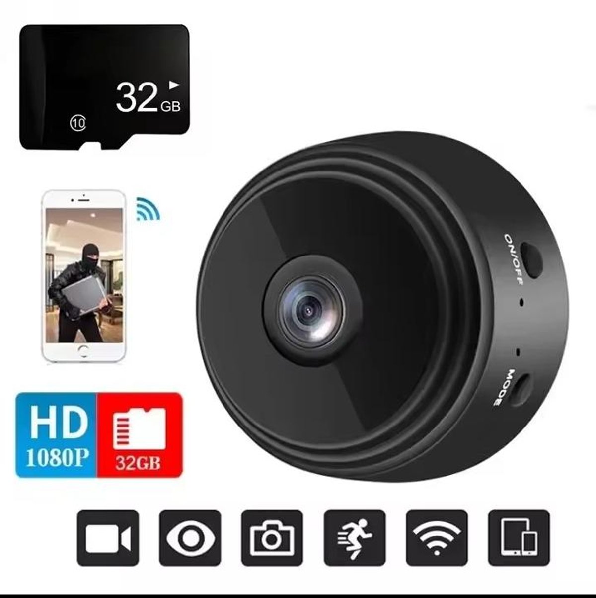 Mini camara de seguridad