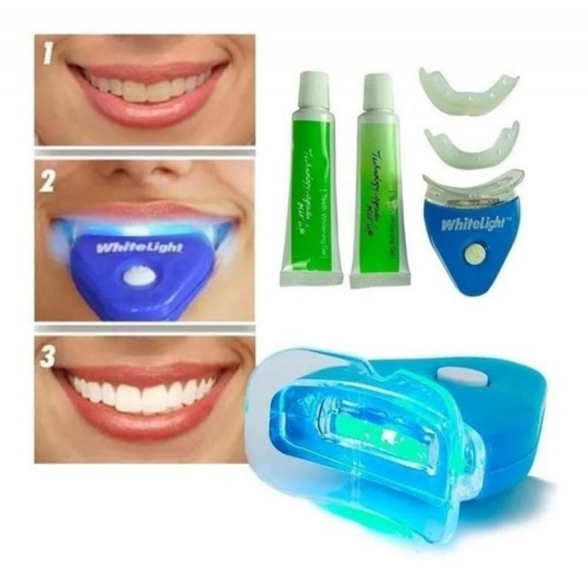 WhiteLight Tooth Whitening System - Blanqueador Dental con Luz, Resultados en 10 Minutos - 3