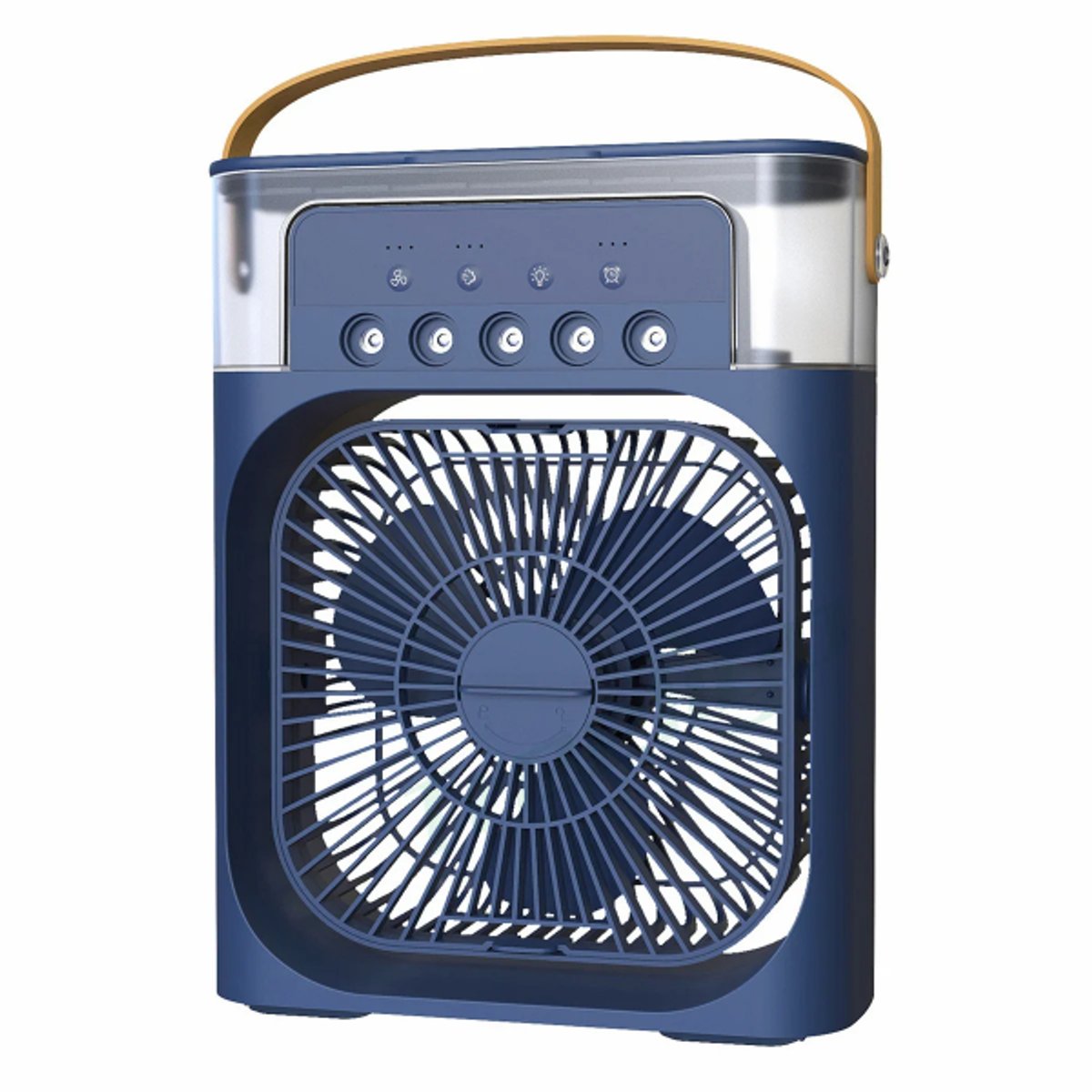 Mini Aire Acondicionado Portátil - Ventilador Enfriador con Humidificador y Luz LED - 2