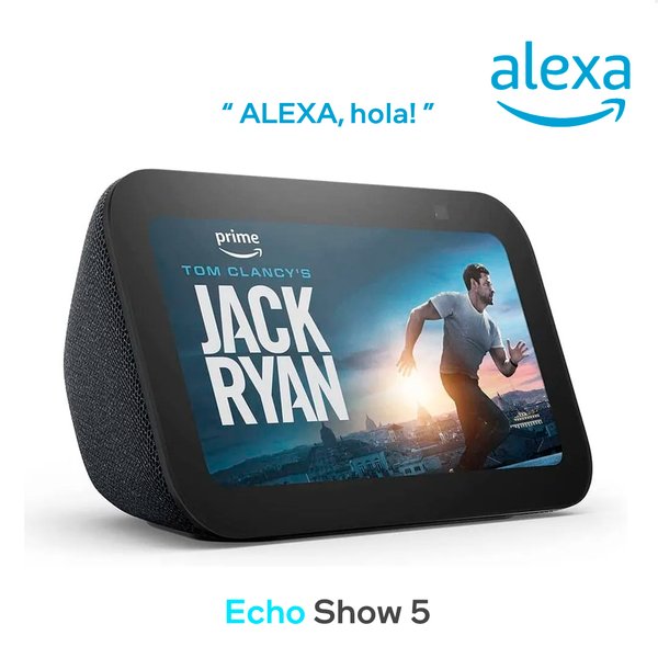 Amazon Echo Show 5 3ª Generación / Pantalla Táctil 5.5" / Cámara 2MP / Asistente Alexa / Wi-Fi & Bluetooth / Negro