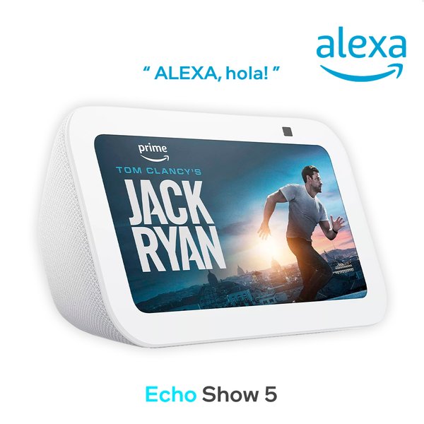 Amazon Echo Show 5 3ª Generación / Pantalla Táctil 5.5" / Cámara 2MP / Asistente Alexa / Wi-Fi & Bluetooth / Blanco